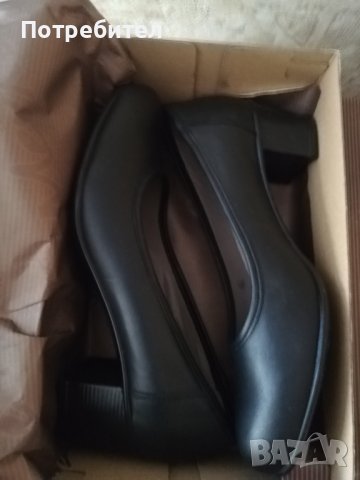 Черни нови дамски обувки  №41, снимка 10 - Дамски елегантни обувки - 38510643