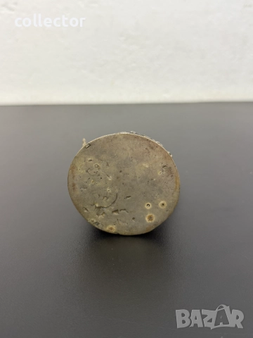 Фигура от "тибетско сребро" - Ганеша (Ganesha). №7735, снимка 7 - Колекции - 52803240