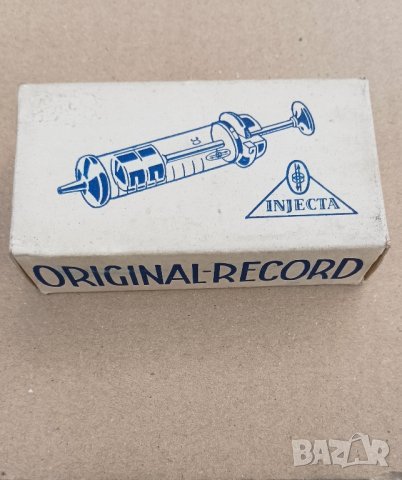 Стара стъклена спринцовка INJECTA 5 CC,Германия. , снимка 2 - Колекции - 42194690