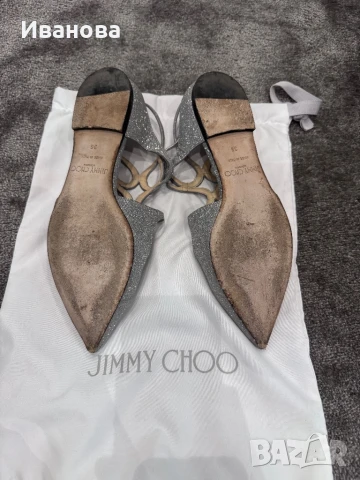 Луксозни Дамски обувки JIMMY CHOO , снимка 8 - Пантофи - 50920628
