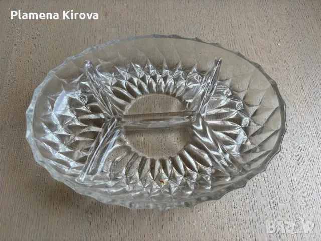 Оловен кристал | Захарница и плато за ядки, снимка 6 - Аксесоари за кухня - 50222085