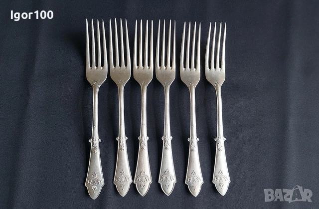 Vintage set - вилици, алпака Германия, снимка 2 - Прибори за хранене, готвене и сервиране - 52679873