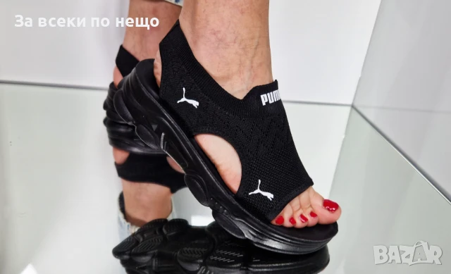 Puma Дамски Черни Спортни Ежедневни Сандали Пума От 36 До 41 Номер Код P842, снимка 5 - Сандали - 50834841
