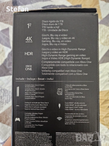 Xbox One X Project Scorpion, снимка 6 - Xbox конзоли - 54169077