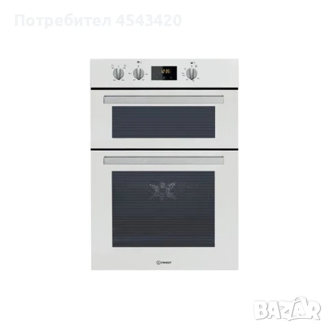 Двойна фурна за вграждане Indesit IDD6340WH, бяла, снимка 3 - Печки, фурни - 51212148