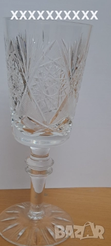 Чаши за вино оловен кристал , снимка 2 - Сервизи - 52567528