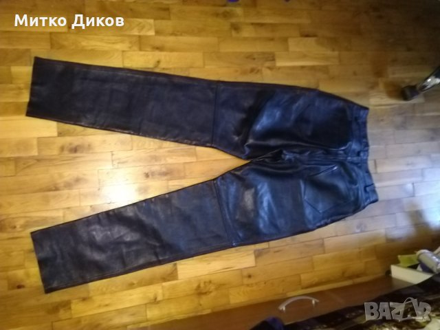 Рокерски панталон мотори-женски- CAMANCHI LEATHER LONDON размер12 естествена кожа, снимка 15 - Други спортове - 29659247