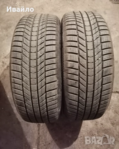 Продавам 2 броя зимни гуми 215.55.17 на 1 сезон дот 2022 Контентал 