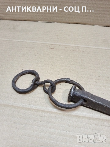 Старо Ръчно Ковано Колче Клинец 0.500кг. НОМЕР 156., снимка 2 - Антикварни и старинни предмети - 53940128