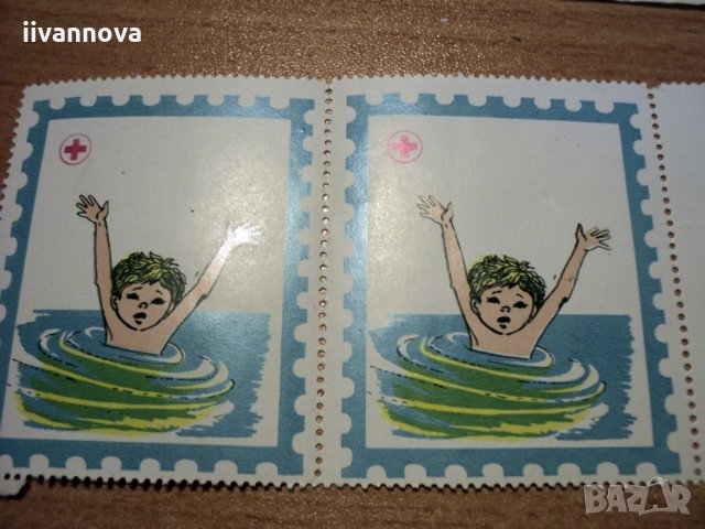 Ретро стикери марки, снимка 2 - Филателия - 29925227