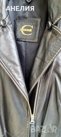 Дълго кожено манто Roberto Cavalli, снимка 4 - Палта, манта - 37045059