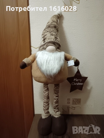 Декоративно Коледно джудже с разтегателни крака., снимка 1 - Конструктори - 44890987