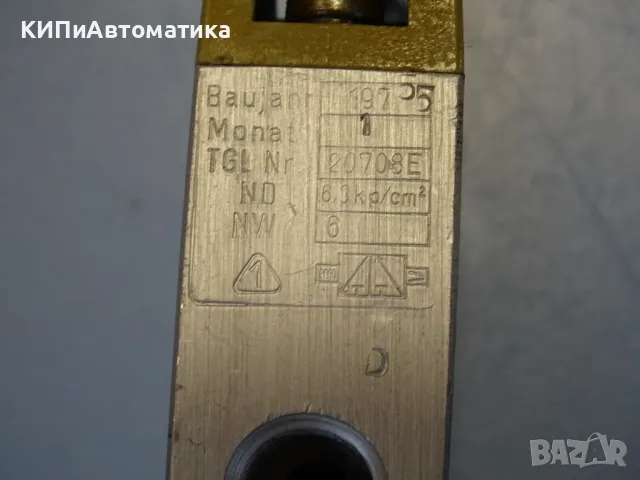 пневматичен краен изключвател ORSTA NW6 pneumatic limit switch TGL 20708/E, снимка 4 - Резервни части за машини - 47673922