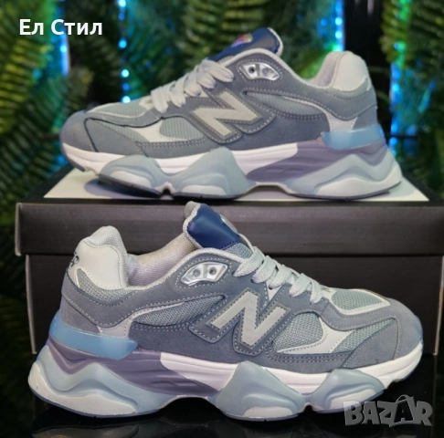 📌New Balance 9060 сиво и тъмносиньо 37 38 39 номер Цена 120/61.36€ Еконт, снимка 3 - Маратонки - 52240825