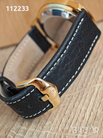 БАРТЕР Orient Sport Multi Year Calendar Black Dial Black Leather Strap, снимка 6 - Мъжки - 51670015