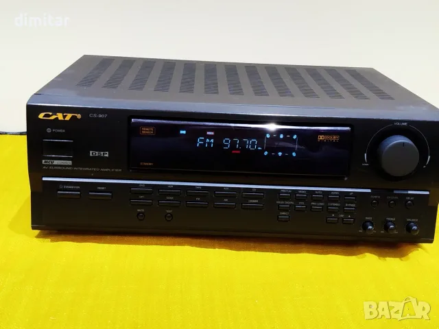 Усилвател CAT -CS- 907  AV POWER AMPLIFIER, снимка 4 - Ресийвъри, усилватели, смесителни пултове - 55808520