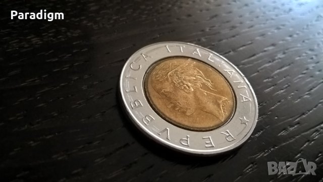 Монета - Италия - 500 лири | 1992г., снимка 2 - Нумизматика и бонистика - 31892619