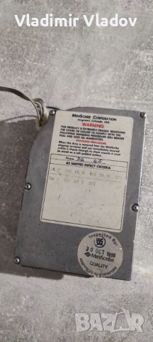 Ретро Хард диск MFM MiniScribe 21Mb