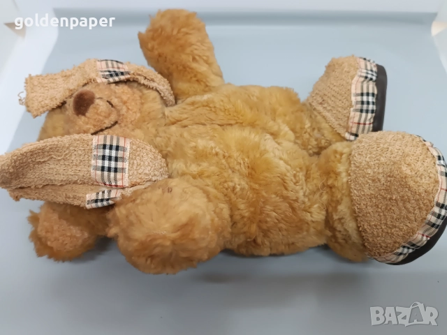 Старо плюшено мече  Schneider 22 см, снимка 7 - Плюшени играчки - 52175696