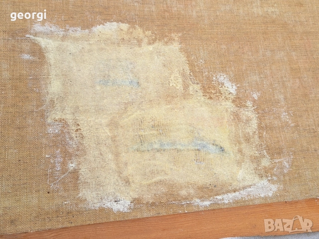 стара картина натюрморт маслени бои върху платно , снимка 13 - Картини - 51941692