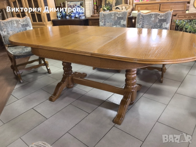 Разтегателна трапезна маса , снимка 12 - Маси - 52837002