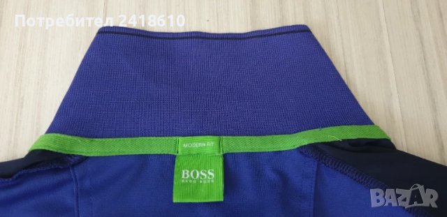 Hugo Boss 3/4 Zip Performance Stretch Mens Size L ОРИГИНАЛ! Мъжка Тениска!, снимка 15 - Тениски - 50876903