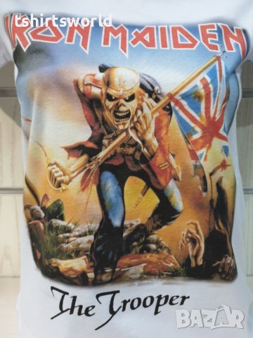 Нова дамска тениска на музикалната група Iron Maiden - The Trooper, снимка 2 - Тениски - 37176357