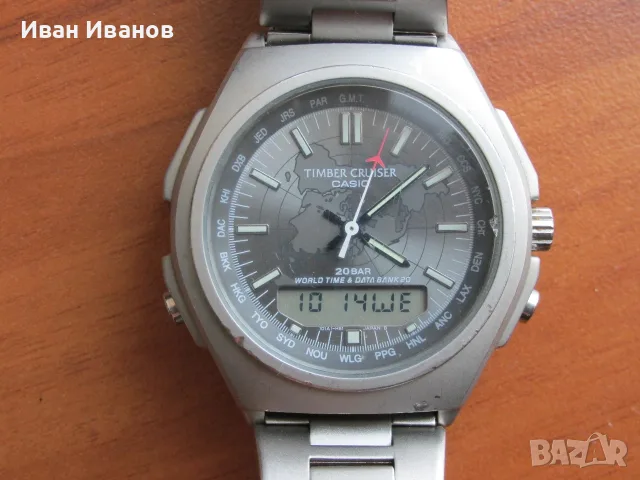 CASIO TIC-120 TIMBER CRUISER 20 BAR MADE IN JAPAN КАСИО