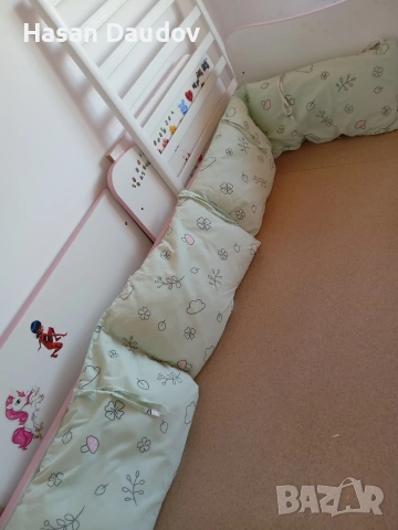 Бебешко легло-люлка, матрак от алое вера и обиколници, снимка 10 - Бебешки легла и матраци - 53580441
