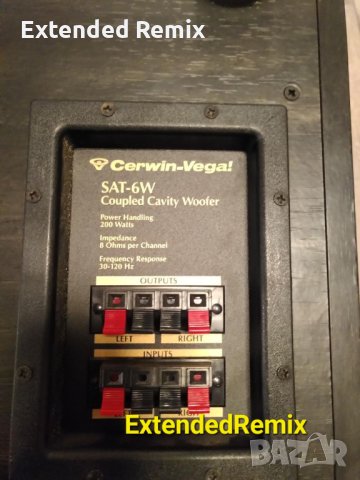 Два броя Cerwin Vega SAT 6 система от тонколони, снимка 7 - Тонколони - 44399872