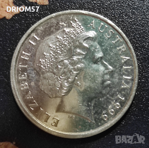 Монета Австралия - 1 бр. [1999], снимка 2 - Нумизматика и бонистика - 52432067