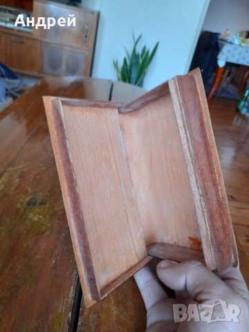 Стара дървена кутия-книга Rifle, снимка 7 - Други ценни предмети - 44373702