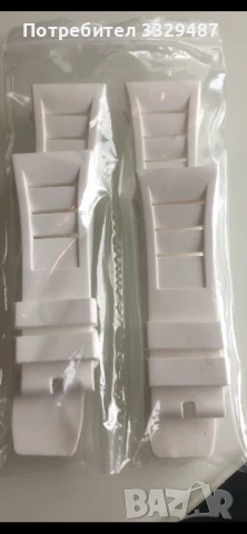 ПРОМО НОВA Бяла силиконова каишка RICHARD MILLE , снимка 2 - Други - 40161925