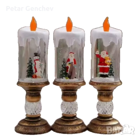 Коледна LED свещ, снимка 4 - Декорация за дома - 52892450