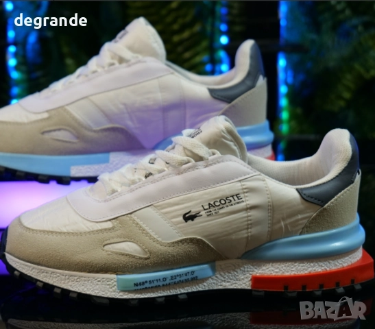 Дамски Маратонки Lacoste elite active Бяло и Синьо