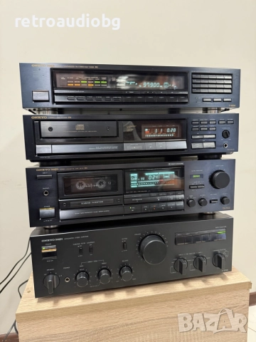 🔊Ретро аудио сет ONKYO - Усилвател, CD плеър, триглав дек и тунер🔉, снимка 3 - Аудиосистеми - 56018691