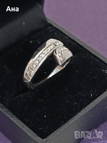 Красив сребърен пръстен # 53АБ