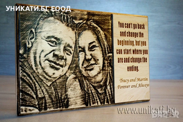 Подарък със снимка - Дърворезба по снимка, снимка 11 - Картини - 50518282