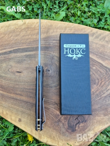 Руски сгъваем нож НОКС СМЕРШ - С350, снимка 8 - Ножове - 51675517