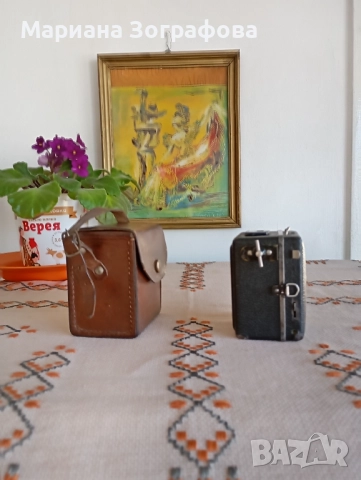 Фотоапарати 4 бр., "Premier" - Япония, Смена 8М - СССР, - Немски Zeiss Ikon 54/18 Baby, - Лупи, снимка 11 - Фотоапарати - 49108731