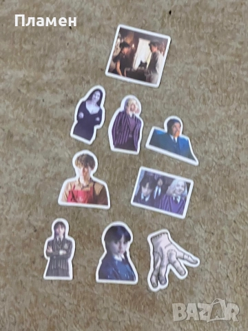 Стикери на сериала Wednesday(Уенздей) Adams, снимка 2 - Други - 52226871