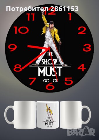 Стенен часовник+чаша-перфектният подарък-серия музика, снимка 5 - Подаръци за мъже - 31267382