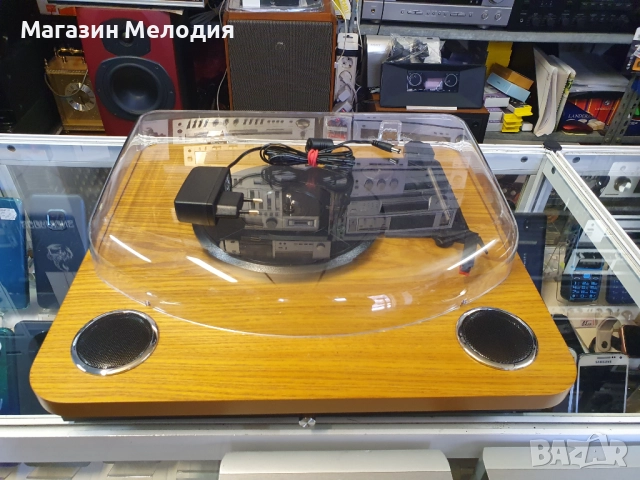 💽📻📀🎶 Грамофон Maginon HS-T08 В отлично техническо и визуално състояние. Като модел има usb, гово, снимка 2 - Грамофони - 39171237