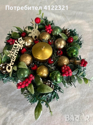 Коледни свещници ботушчета, снимка 2 - Коледни подаръци - 52255020