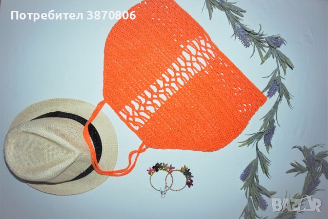 Дамско бюстие - размер L/XL - оранжево, снимка 4 - Корсети, бюстиета, топове - 44206512