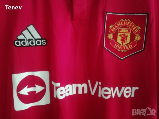 Manchester United Adidas нова оригинална тениска фланелка Манчестър Юнайтед размер L, снимка 5 - Тениски - 51322375