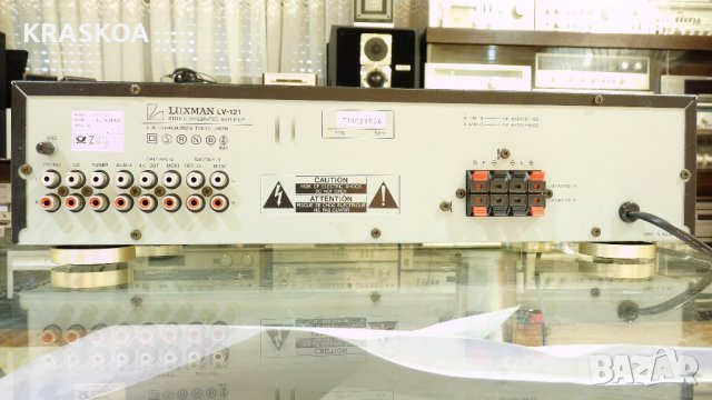 LUXMAN LV-121, снимка 9 - Ресийвъри, усилватели, смесителни пултове - 37771224