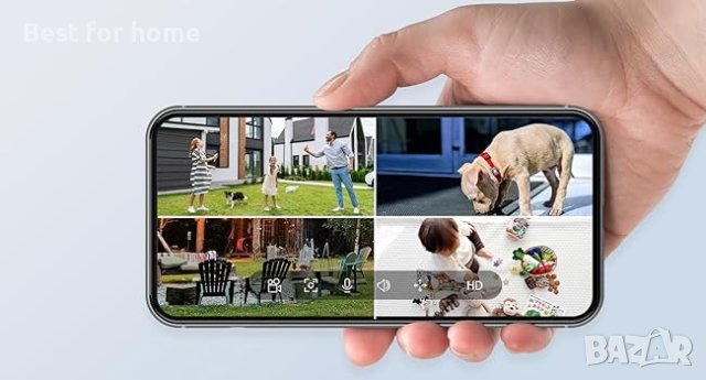 Автономна външна камера със соларен панел и акумулаторна батерия Elemage PTZ, снимка 9 - Комплекти за видеонаблюдение - 42669754