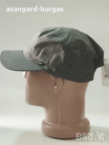 Мъжка лятна шапка с козирка, лен 240, снимка 3 - Шапки - 50840627