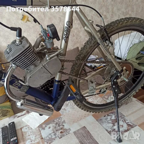 Моторно колело с  двигател 80 кубика, снимка 7 - Мотоциклети и мототехника - 56273487